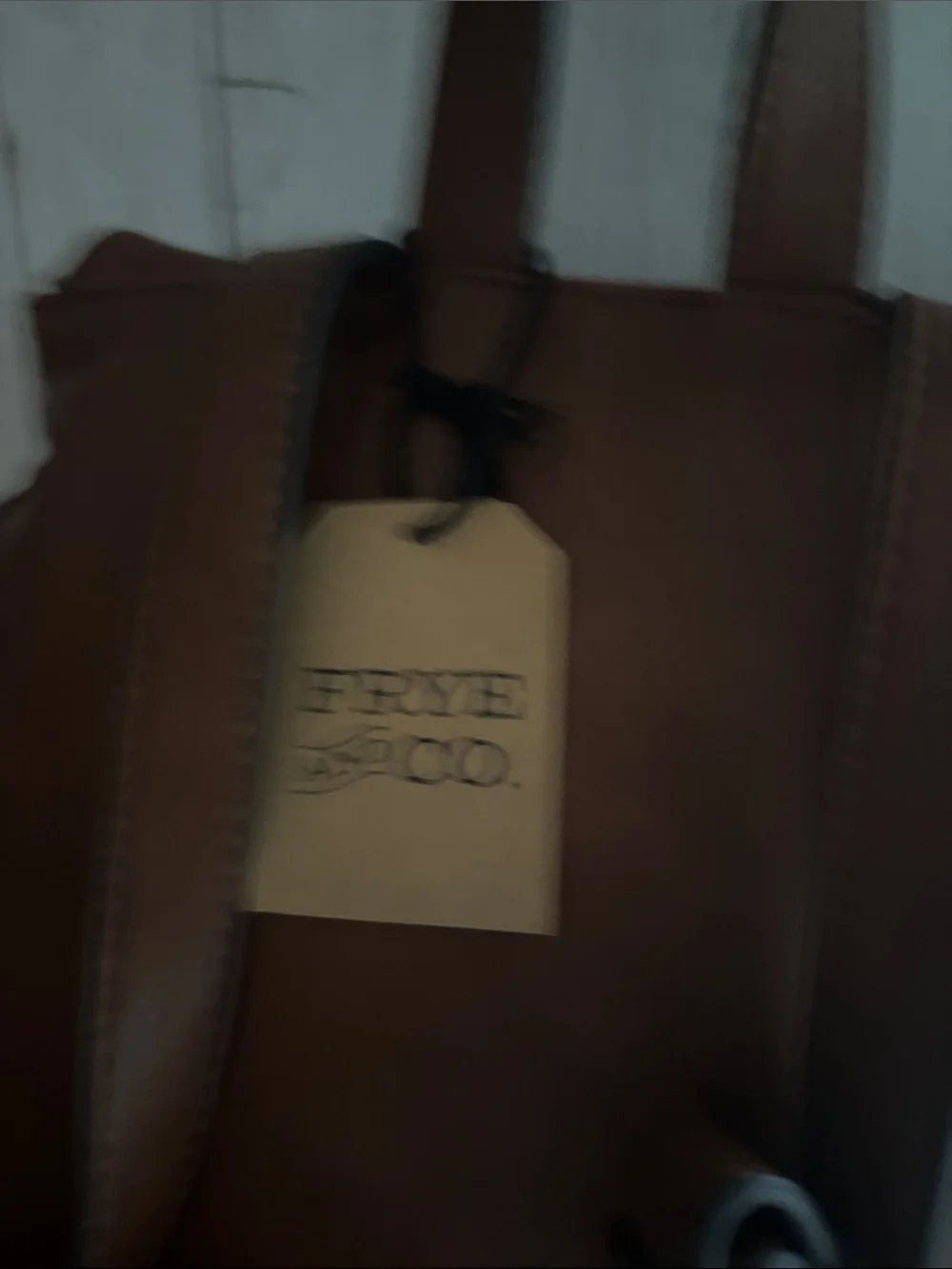 Frye Walnut Brown Leather Convertible Men’s Backpack - Tan